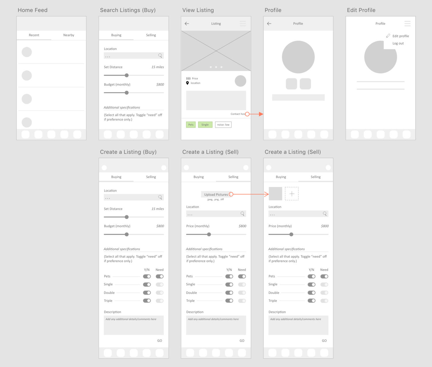 storyboard for concept 1 storyboard for concept 1
